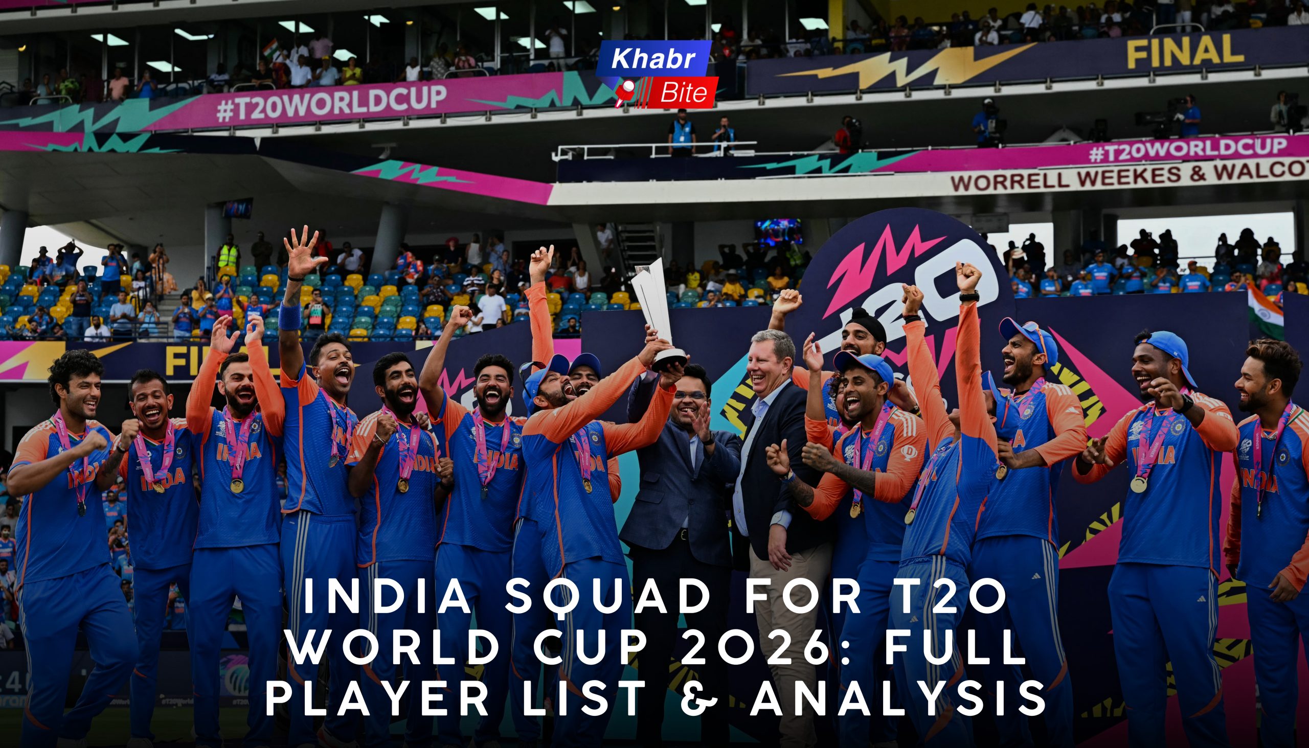 India Squad for T20 World Cup 2026