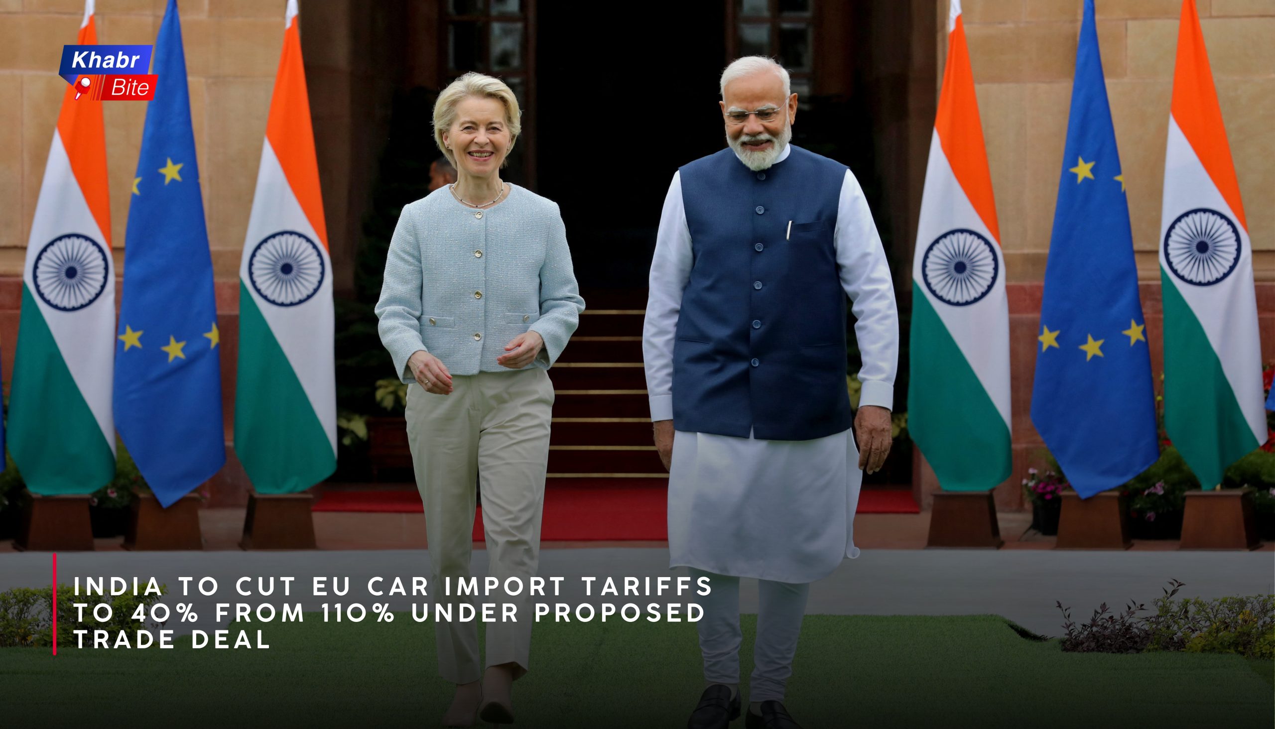 India to Cut EU Car Import Tariffs to 40% From 110% Under Proposed Trade Deal