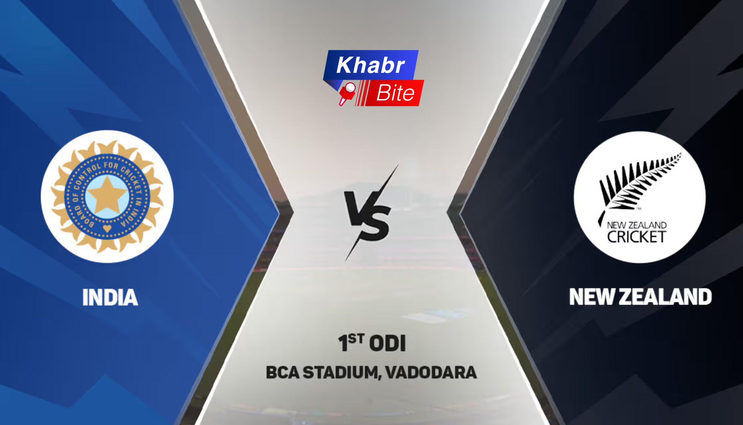 India vs New Zealand 1st ODI Match