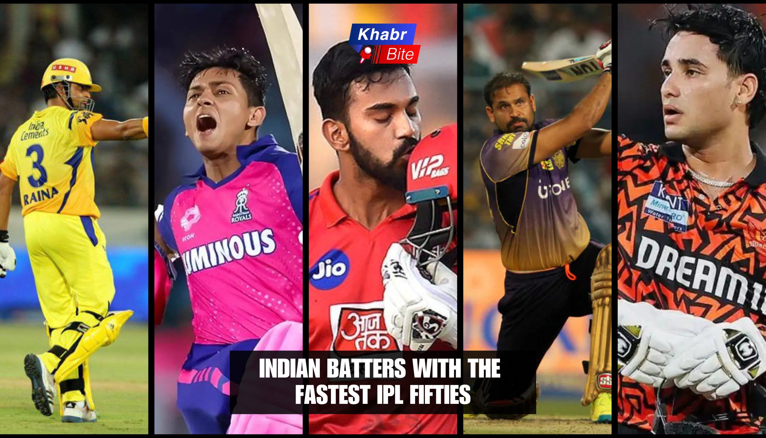 Indian Batters with the Fastest IPL Fifties