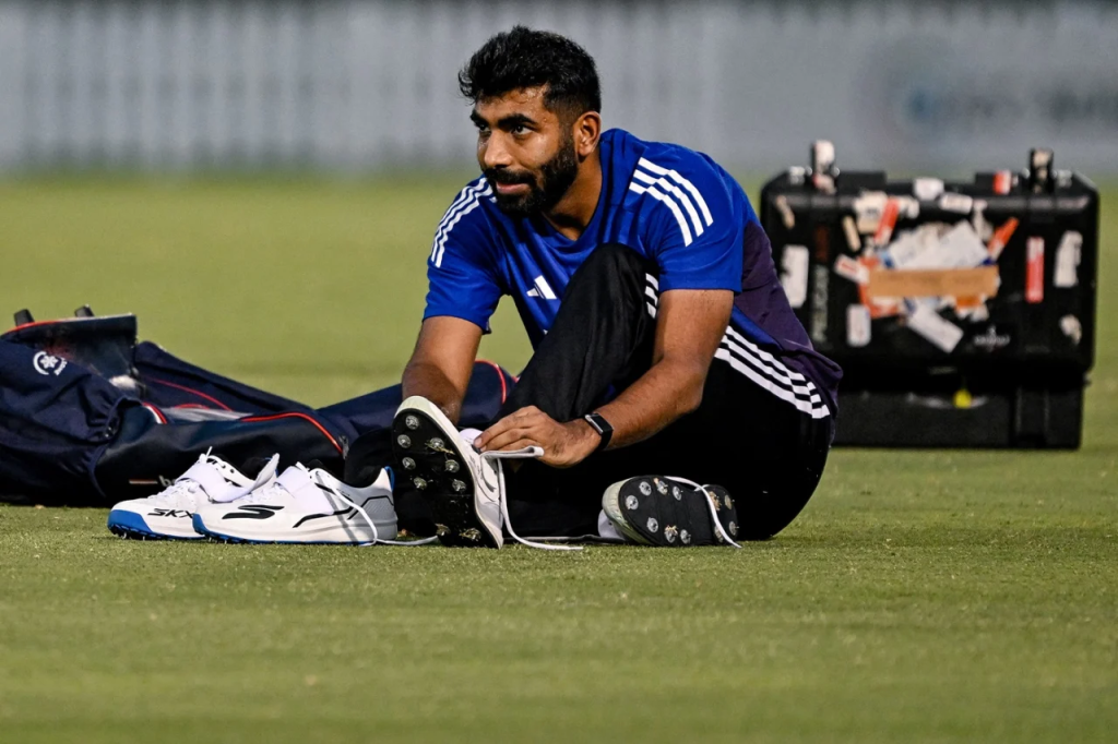 Jasprit Bumrah during practice match
