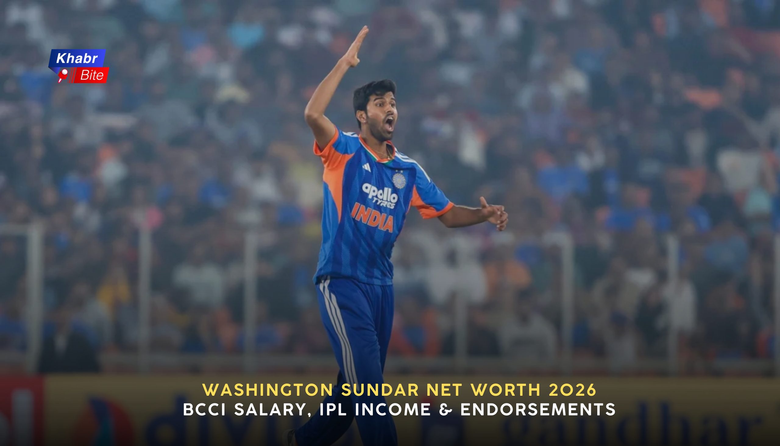 Washington Sundar Net Worth