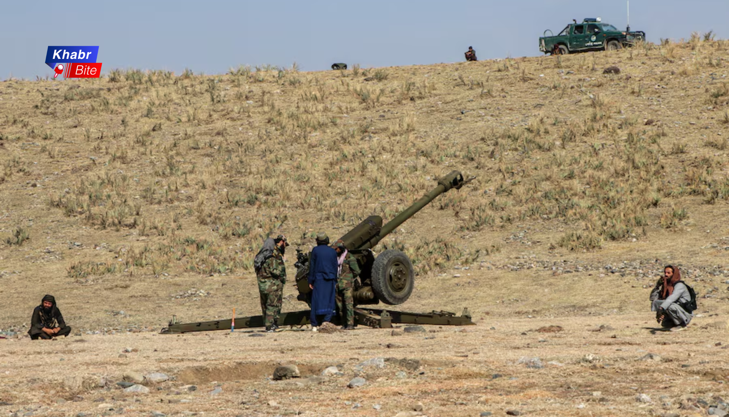 Visual of Pakistan Afghanistan border conflict with fighters and heavy artillery in disputed region