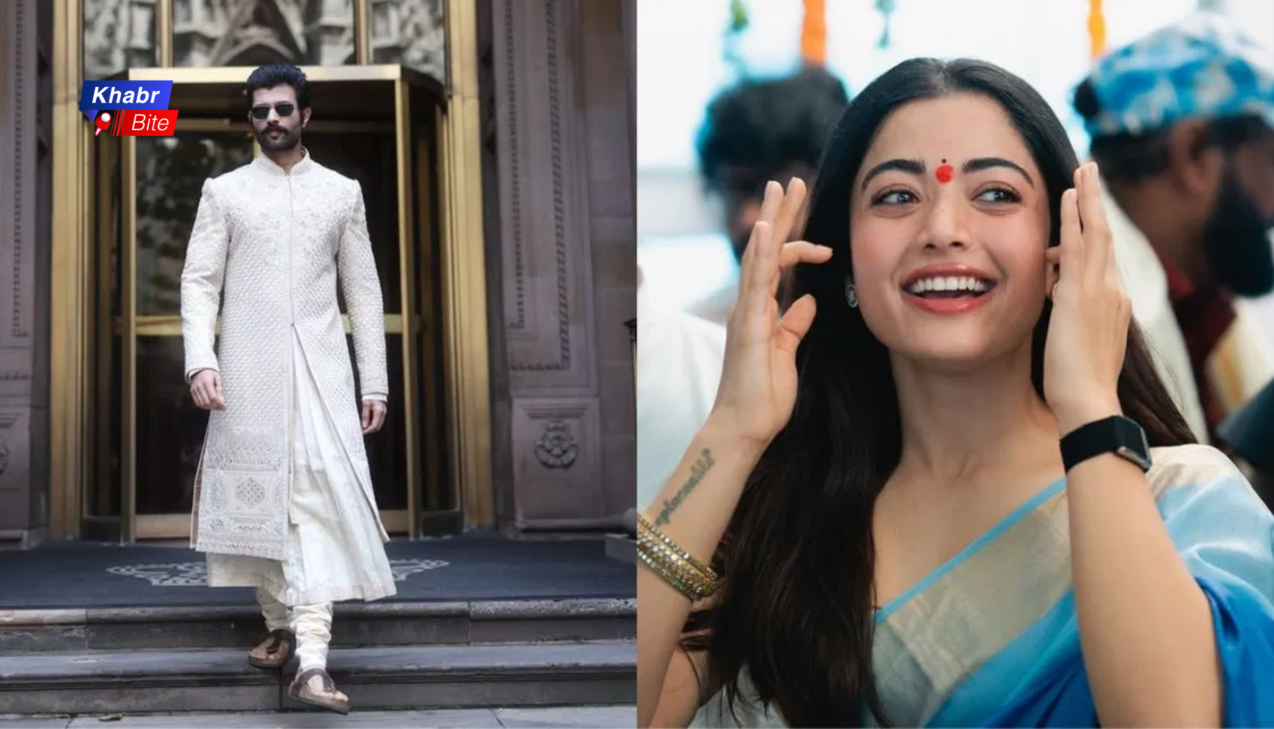 Rashmika Mandanna and Vijay Deverakonda images ahead of VIROSH wedding in Udaipur