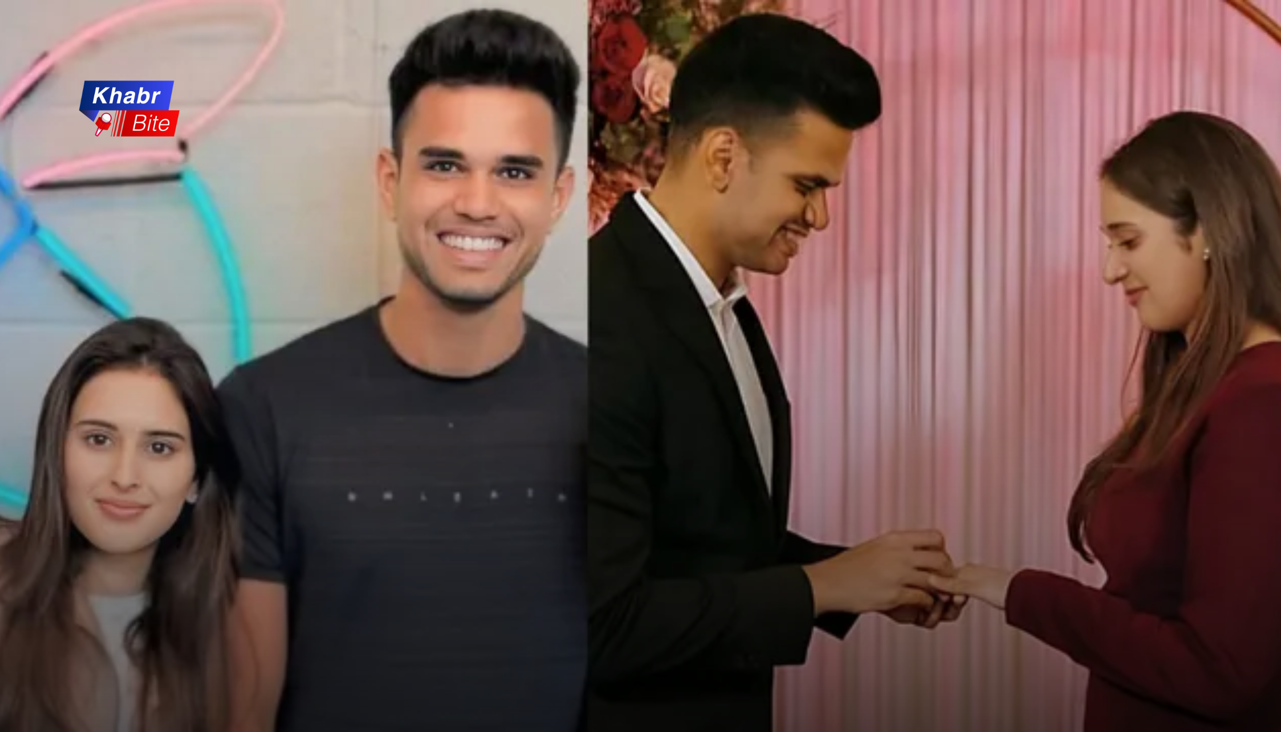 Saaniya Chandhok with Arjun Tendulkar engagement photo profile image