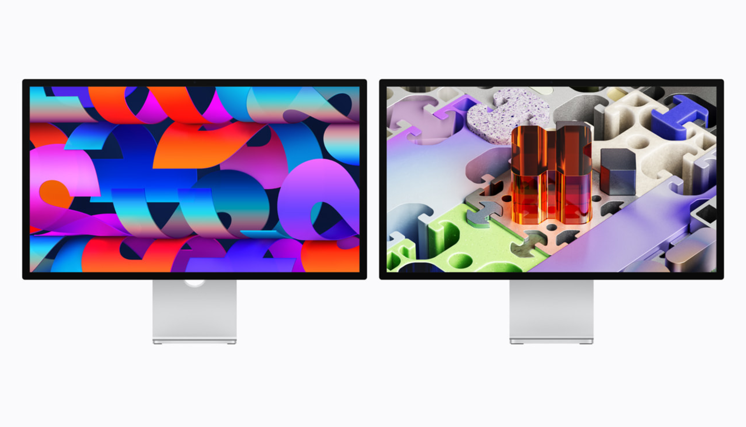Apple Studio Display monitors featuring 5K Retina XDR display and premium design