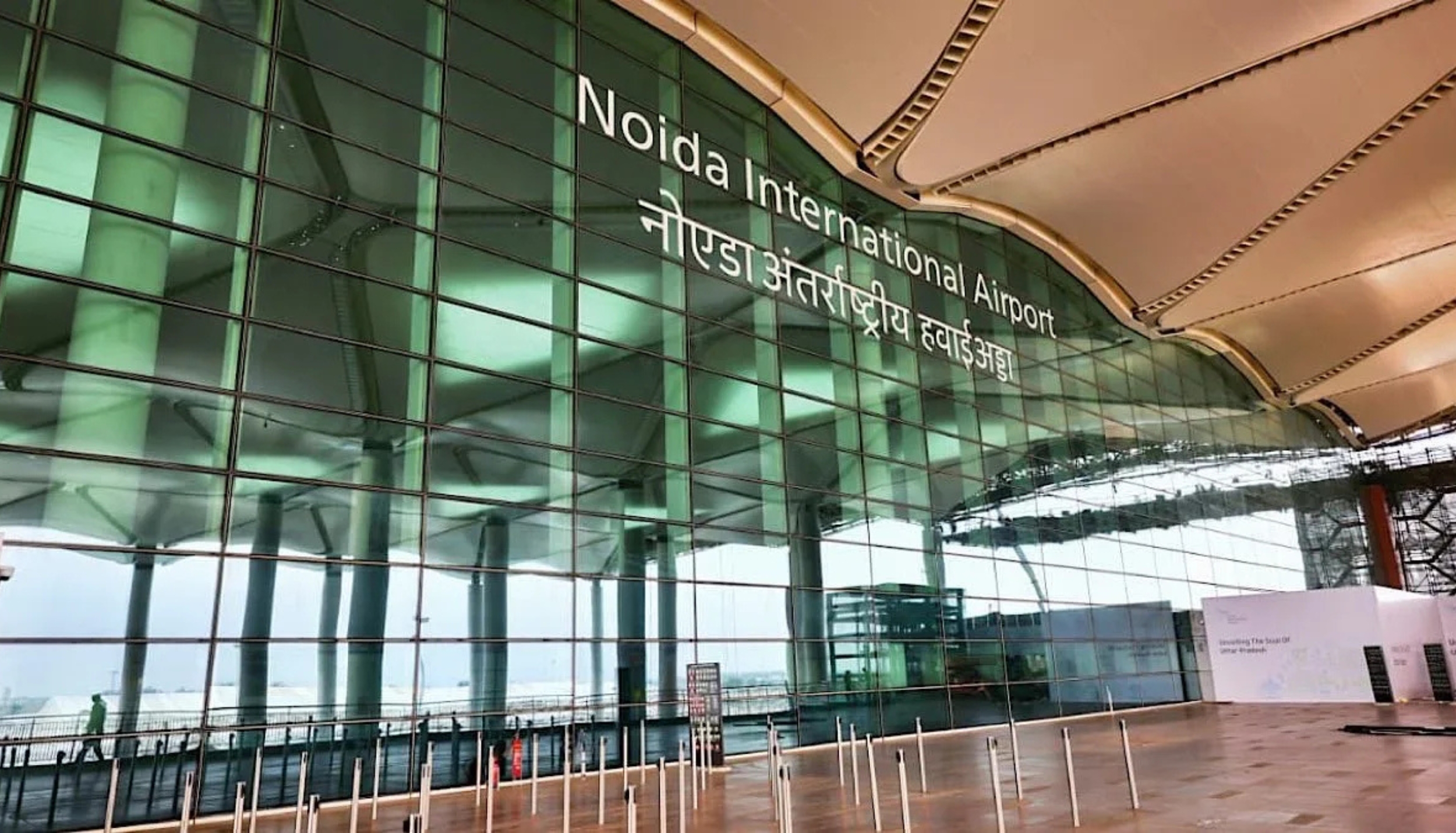 Noida International Airport terminal exterior