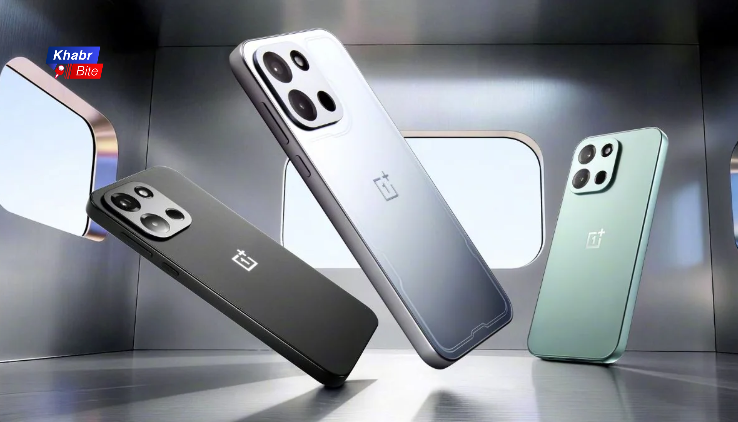 OnePlus Nord 6 shown in black, silver and green colour options ahead of India launch