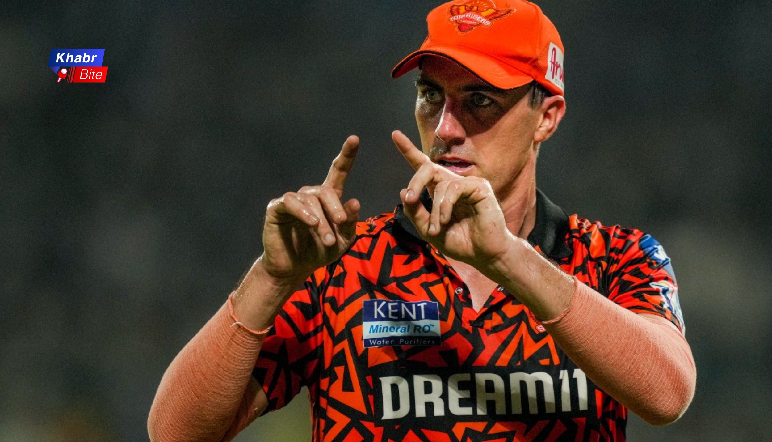 Pat Cummins in SRH jersey during IPL