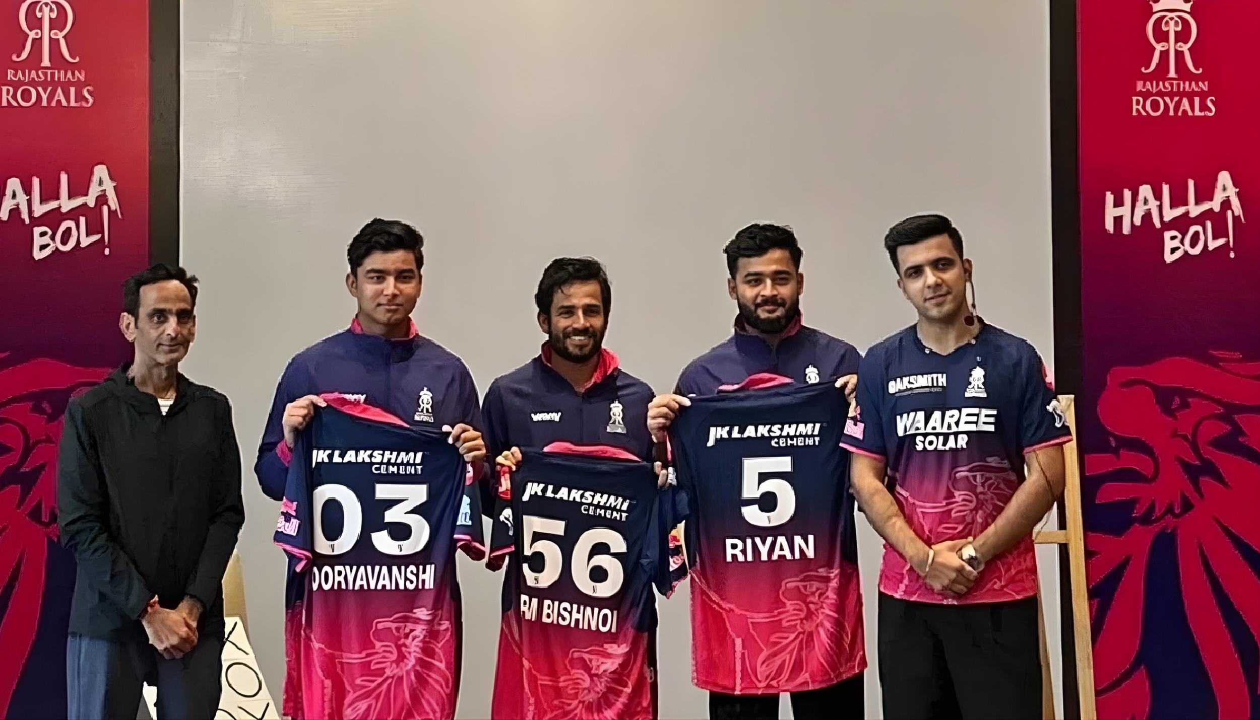 Rajasthan Royals unveil IPL 2026 jersey in Jaipur
