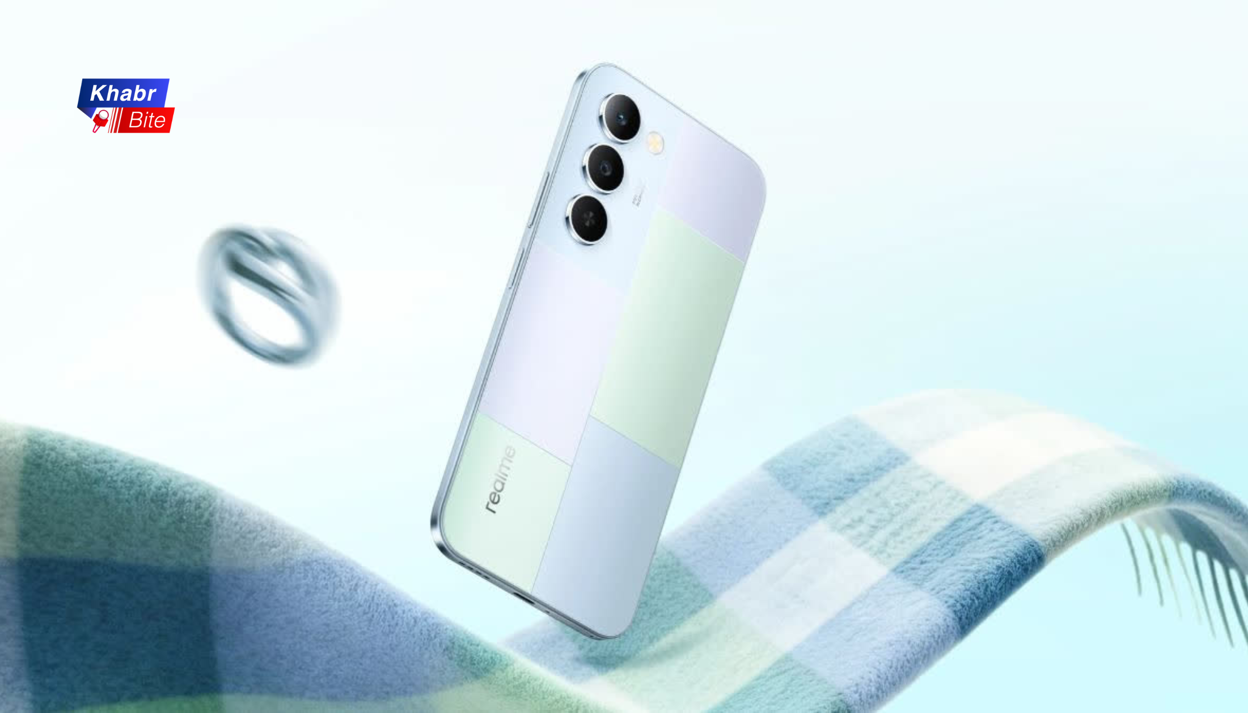 Realme P4 Lite 5G smartphone rear design and triple camera setup