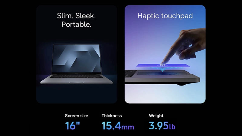 Galaxy Haptic touchpad