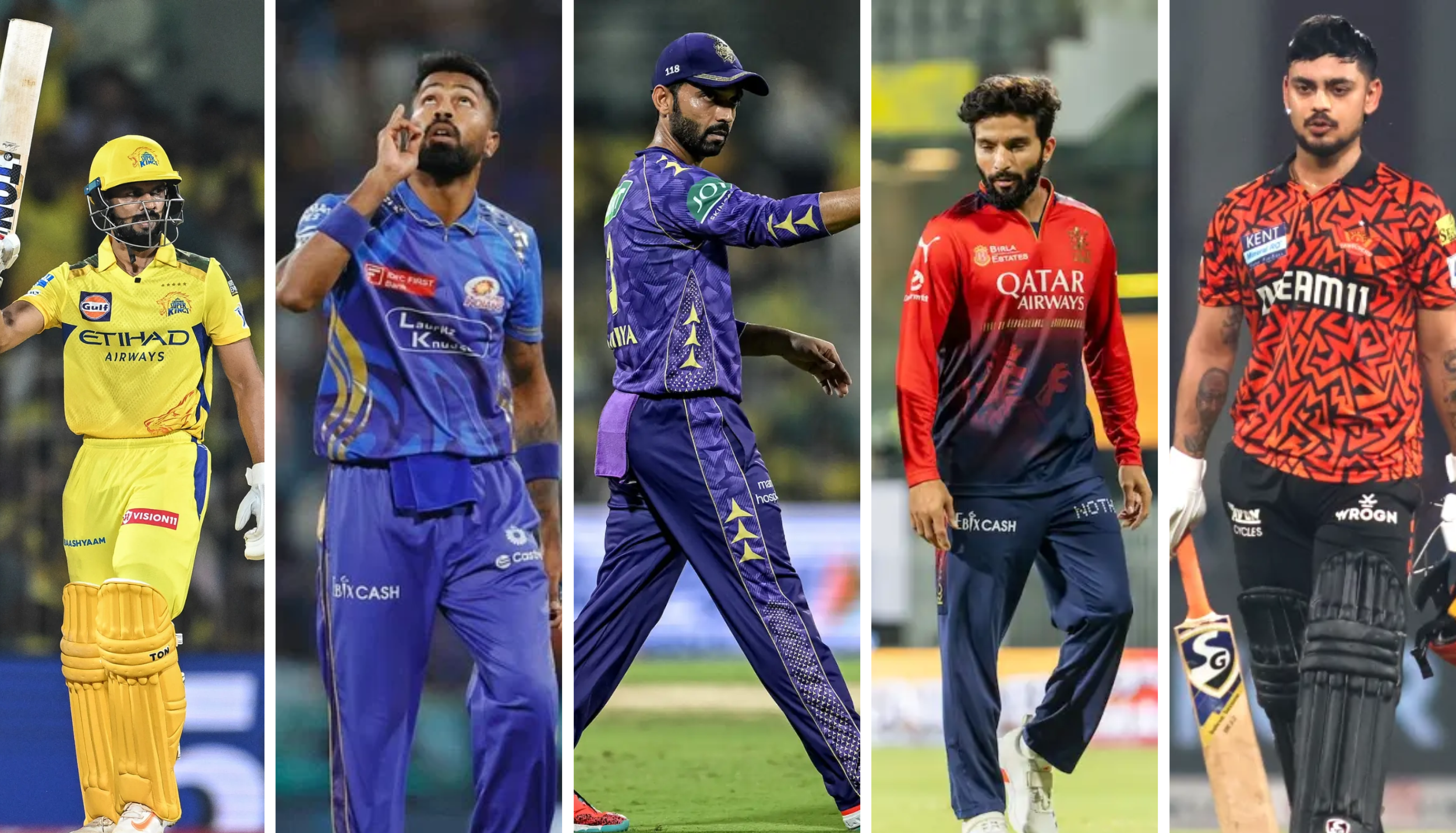 IPL team captains and star players ahead of the 2026 season