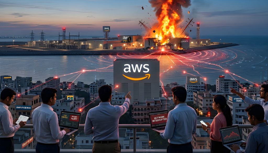 Amazon AWS Bahrain data center during Middle East conflict