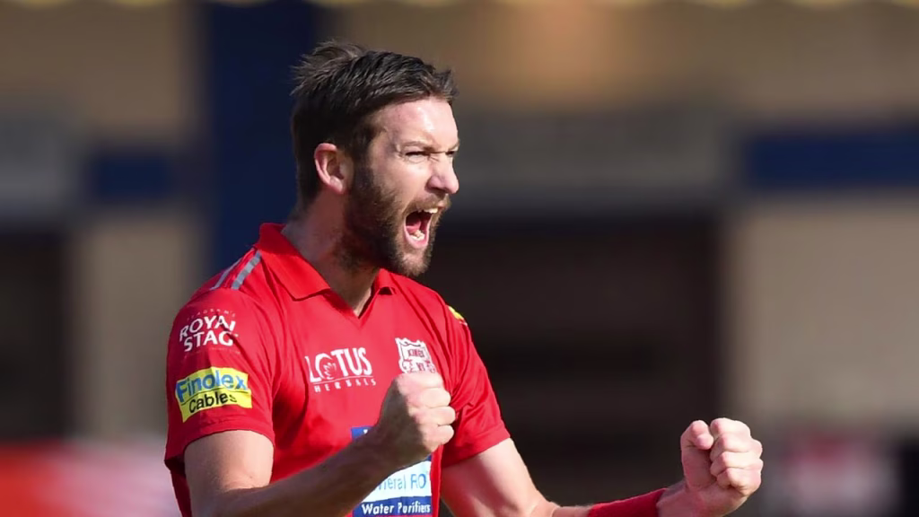 Andrew Tye during Ipl