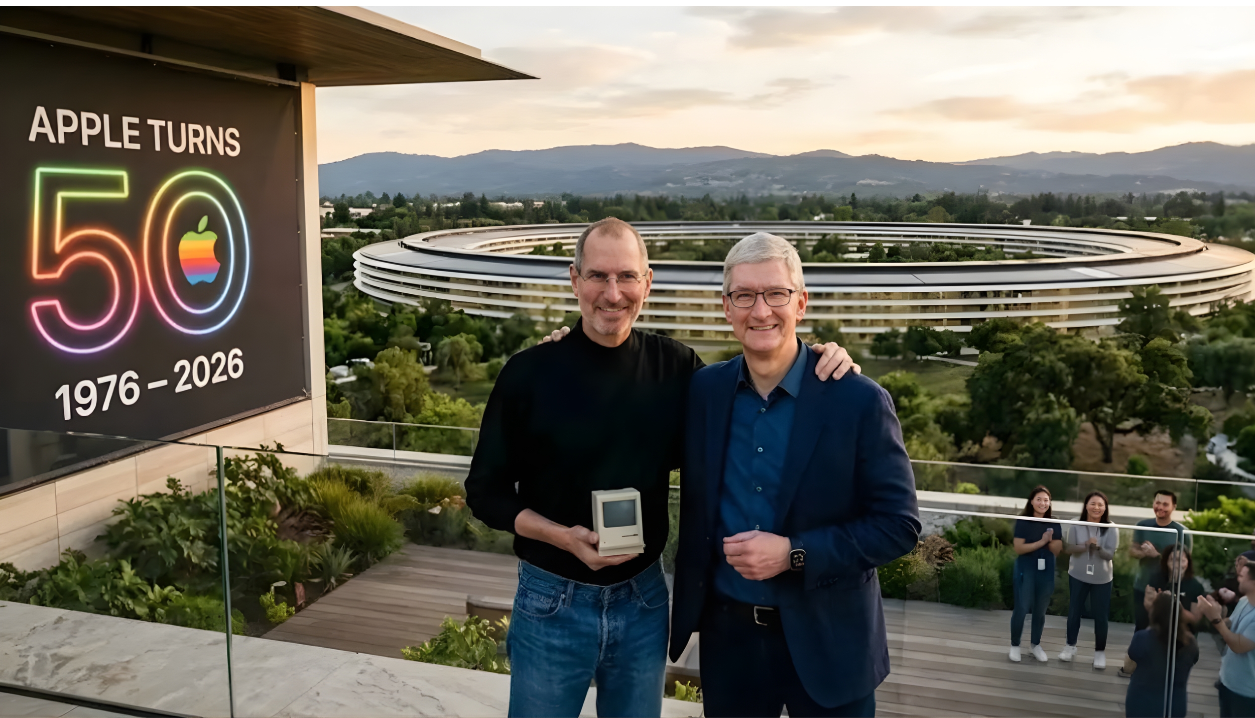 Apple 50th anniversary celebration at Apple Park