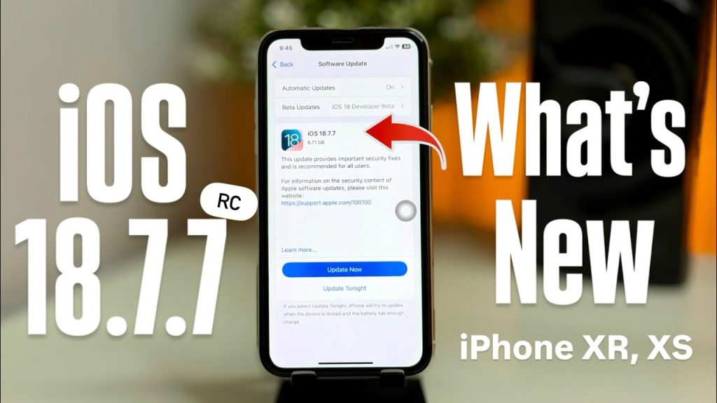Apple iOS 18.7.7 