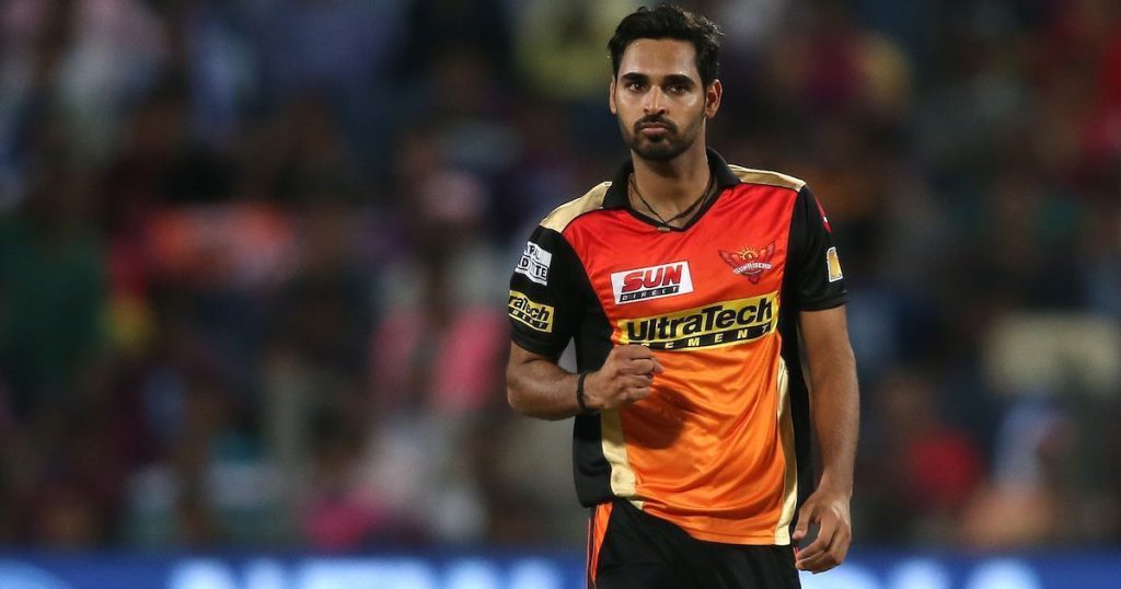 Bhuvneshwar Kumar during Ipl