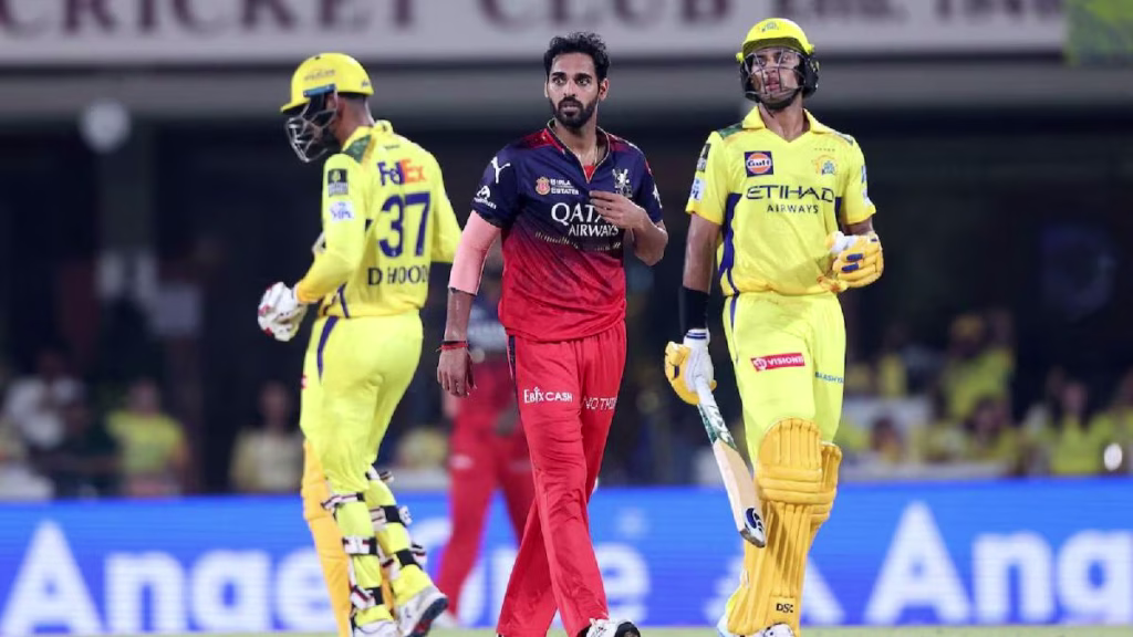 Rajat Patidar and Tim David during RCB vs CSK match in IPL 2026