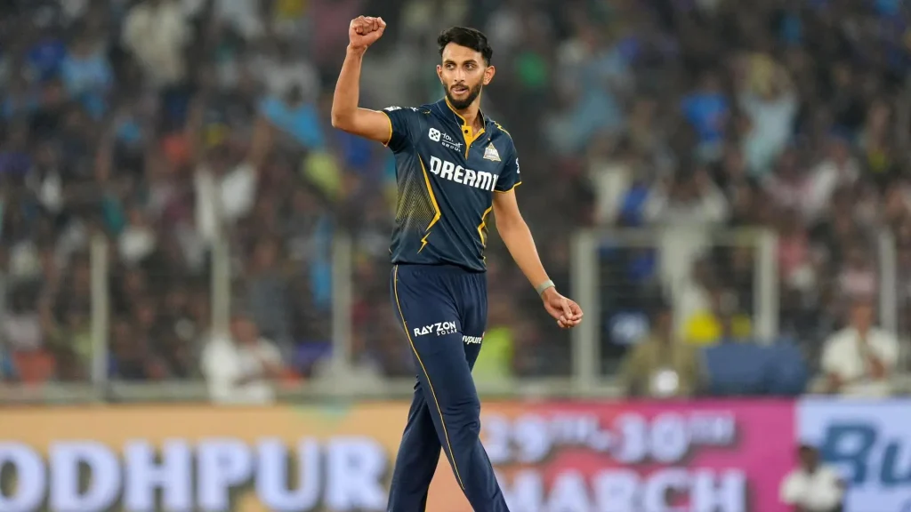 Prasidh Krishna during Ipl 