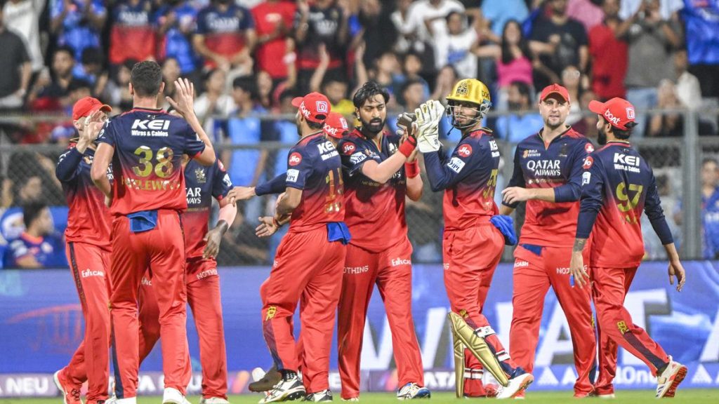 Royal Challengers Bengaluru during IPL