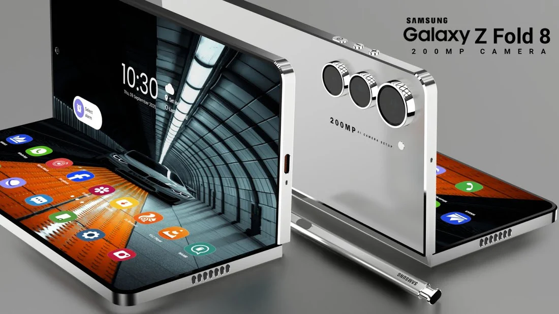 Samsung Galaxy Z Fold 8 200MP Camera