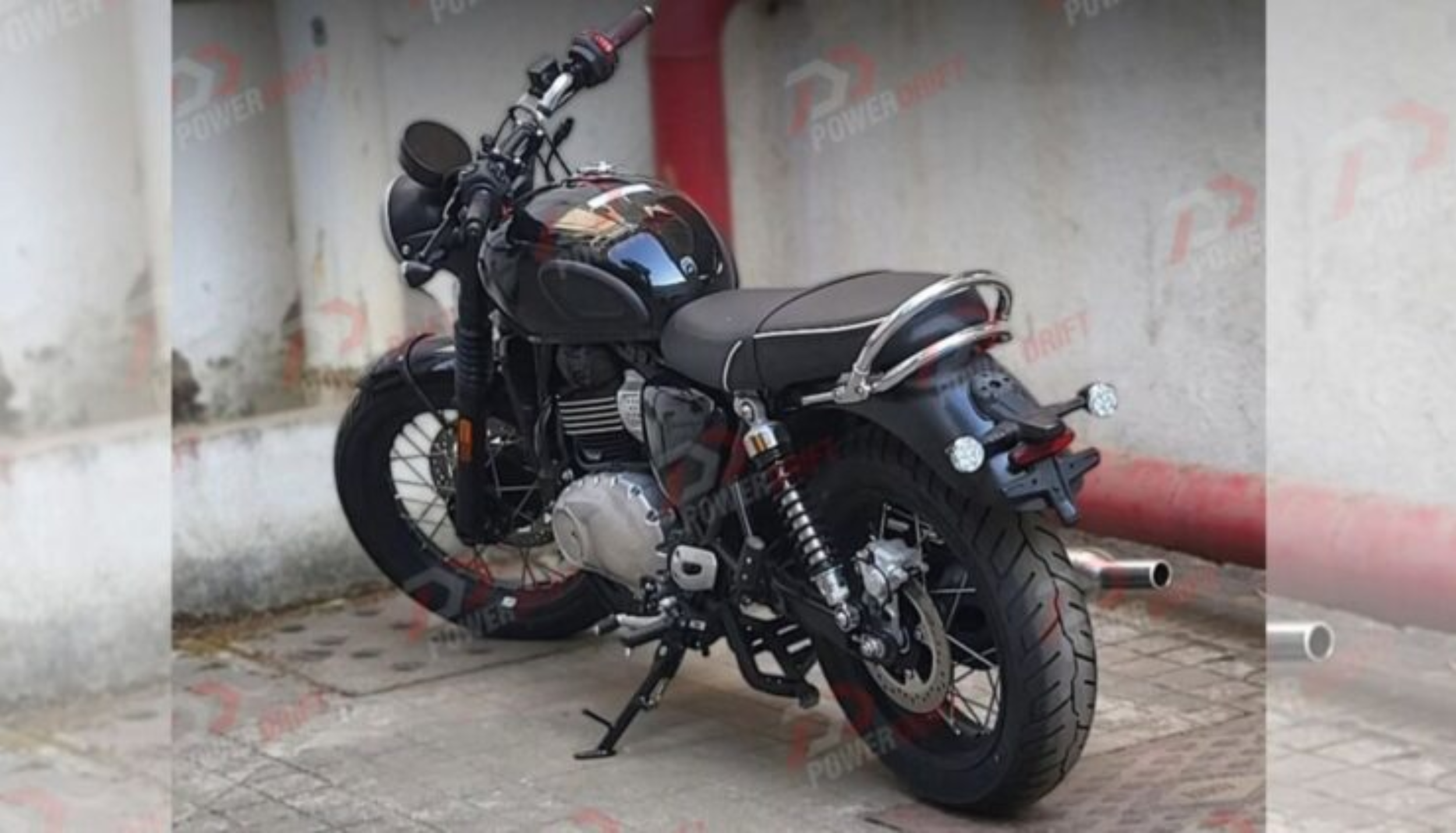 Triumph Bonneville 400 India spotted