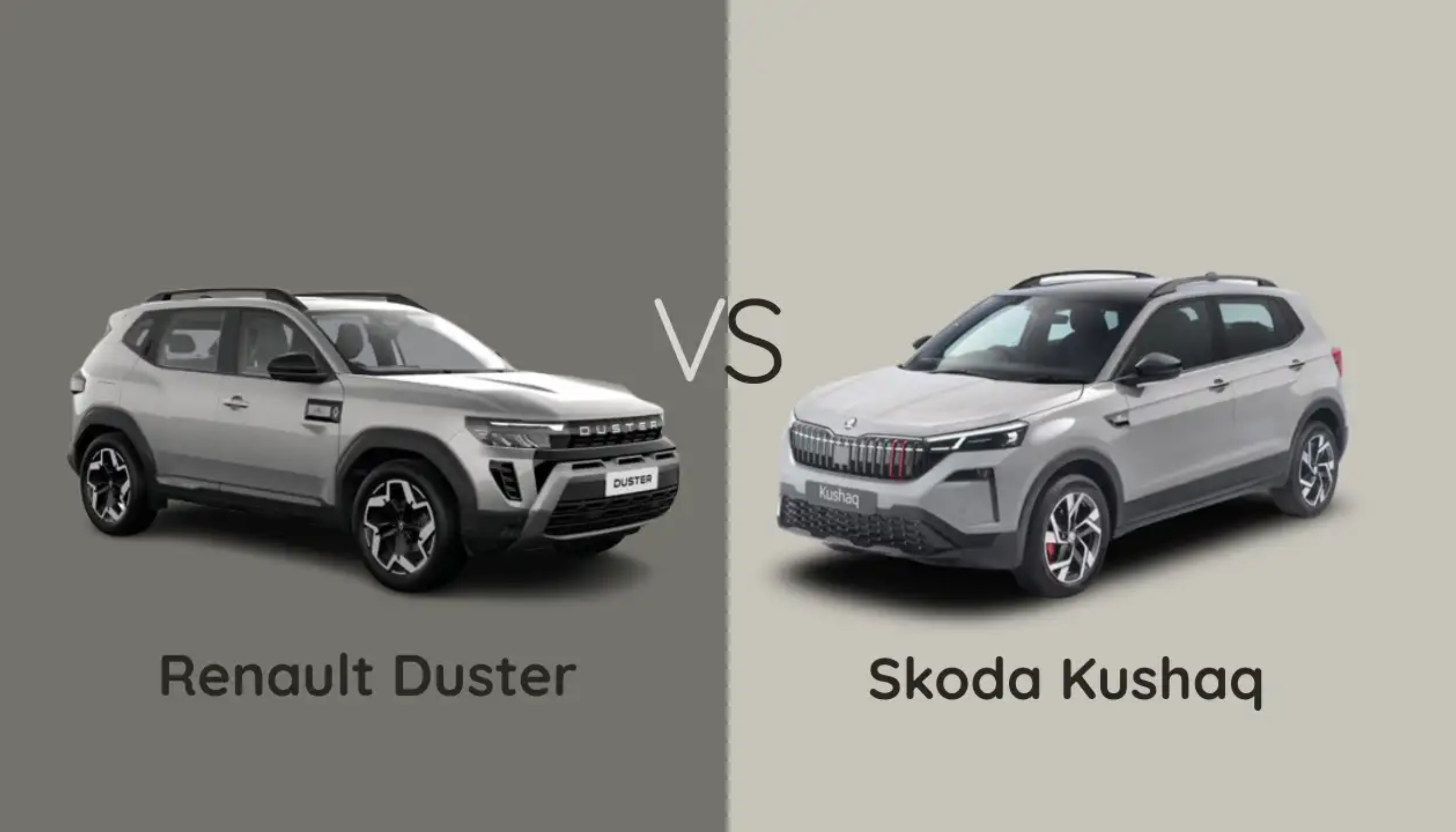 Renault Duster vs Skoda Kushaq