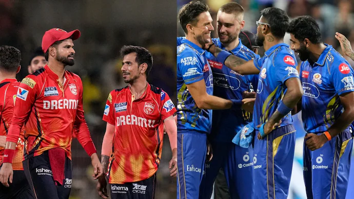 Mumbai Indians and Kings XI Punjab