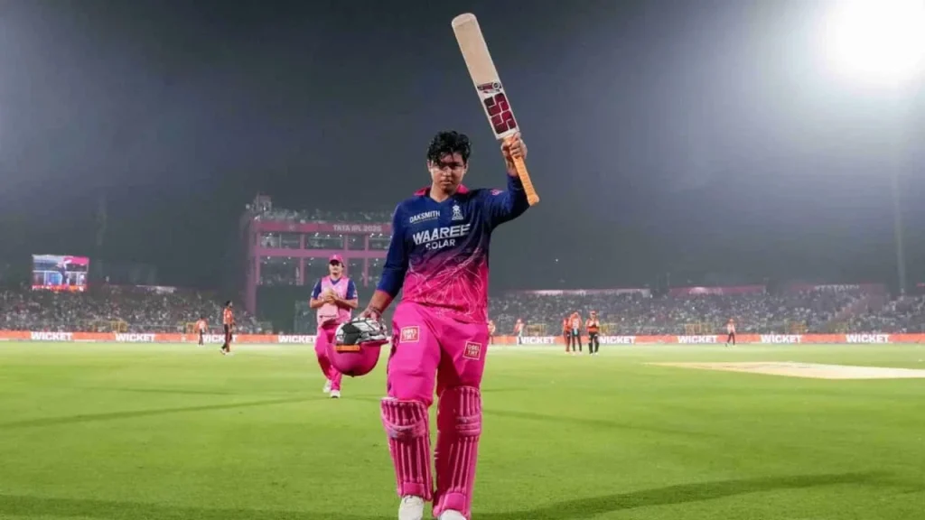 Vaibhav Sooryavanshi during Ipl 